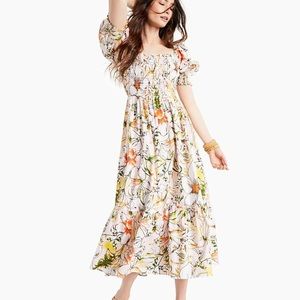 INC puff sleeve dress